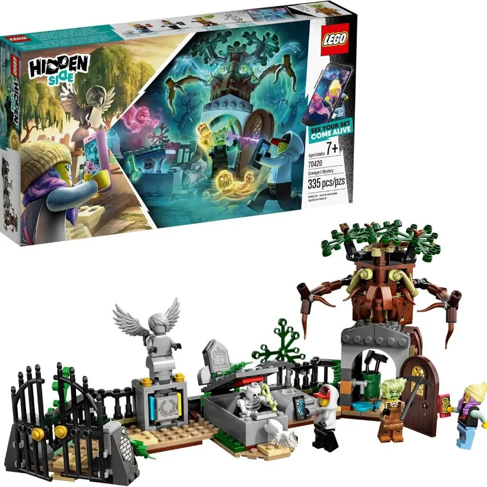 LEGO Hidden Side Graveyard Mystery 70420 Building Kit SET NEW App Toy AR Interac